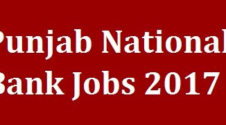 PNB Recruitment 2017