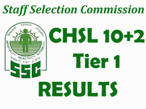 SSC CHSL 2016 Result