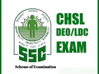 SSC CHSL Scheme of Examination