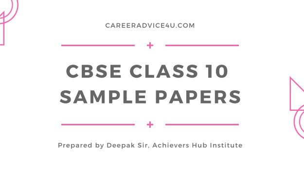 CBSE Sample Papers Class 10