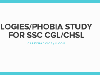 Logies Phobias for SSC CGL