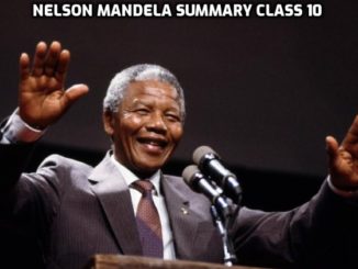 Nelson Mandela Summary Class 10