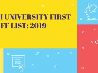 Delhi University First Cutoff