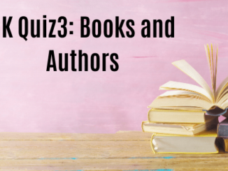 Books and Authors Quiz