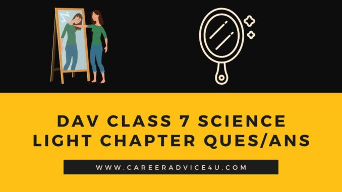 DAV Class 7 science chapter 12 solutions