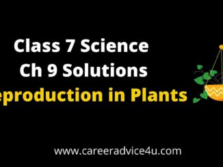 Reproduction in Plants DAV Class 7 Science